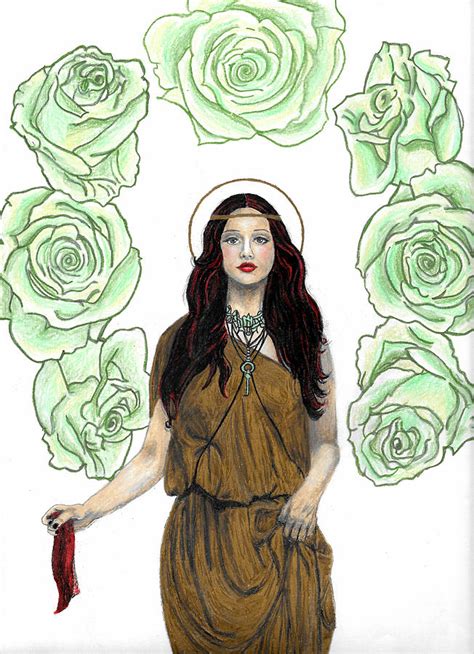 Mary Magdalene Drawing By Kristen Alberti Fine Art America