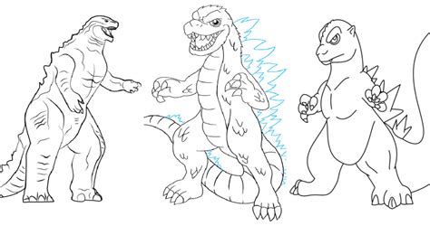 25 Easy Godzilla Drawing Ideas How To Draw Godzilla