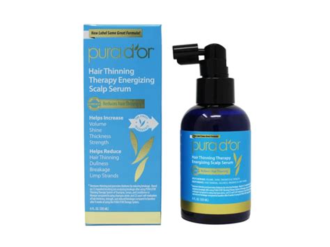 Pura Dor Hair Thinning Therapy Energizing Scalp Serum 4 Fl Oz 120 Ml