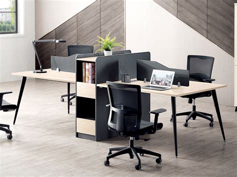 Conquest Deluxe 4 Person Office Workstation Desk
