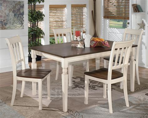 From the latest styles of dining room tables to bar stools, ashley homestore combines the latest trends with technology to give you the very best for your home. Signature Design by Ashley Whitesburg 5-Piece Rectangular Dining Table Set | Wayside Furniture ...