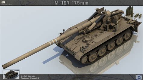 New Artillery 175mm M107 Sp