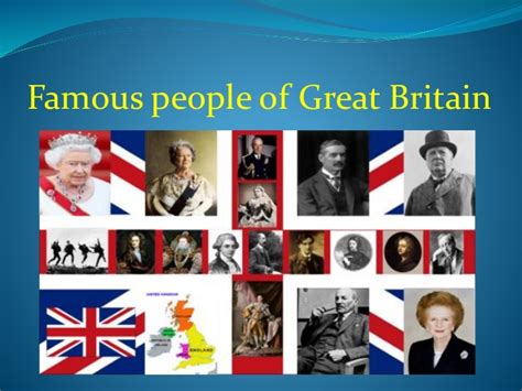 Famous People Of Great Britain