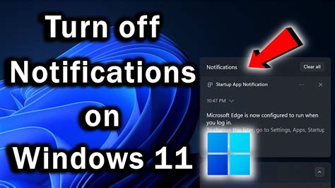 How To Turn Off Notifications On Windows 11 Disable Windows 11