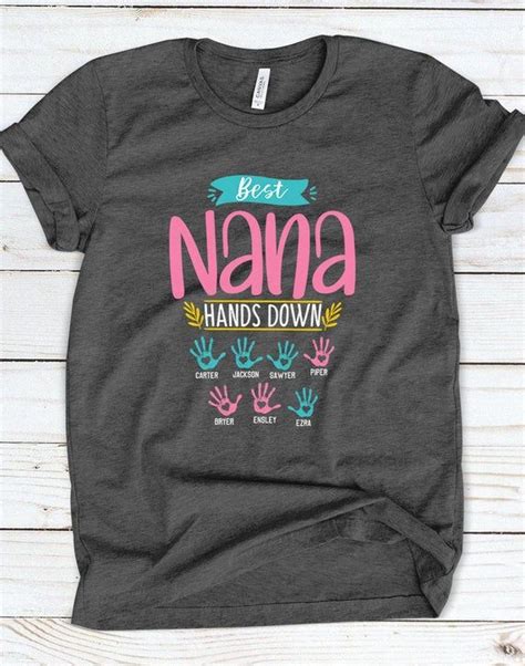 personalized best nana tshirt t for nana shirt grandma etsy nana t shirts nana shirts