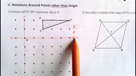 Lesson 34 Rotations In The Coordinate Plane Part Ii Youtube