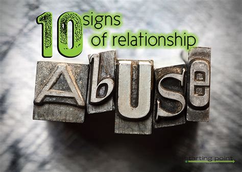 10 Signs Of Relationship Abuse — Knox Starting Point