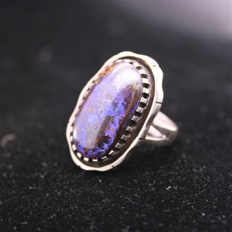 We've been helping australians with their jewellery needs since 1934. Australian koroit boulder opal 925 sterling silver ring ...