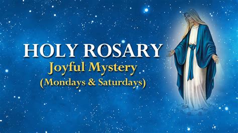 Black Saturday Holy Rosary Joyful Mystery Youtube