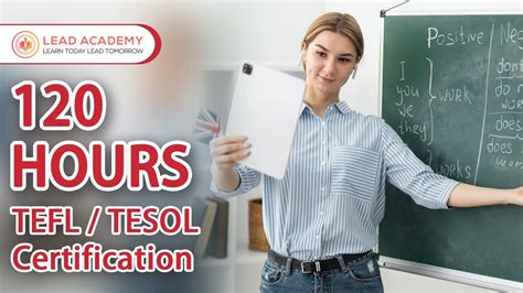 120 Hours Tefltesol Certification Online Course Lead Academy Youtube