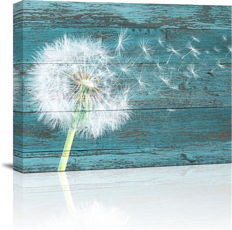 Canvas Wall Art Abstract Dandelion Life Painting 16 X 24