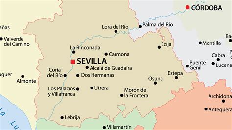 Mapa De Sevilla Viajar A Sevilla