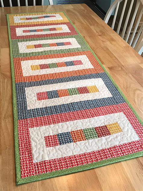 Patchwork Table Runner Quilted Table Runners Patterns Placemats