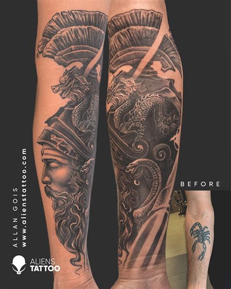 Amazing Coverup Tattoo By Allan Gois On Behance