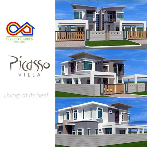 Elegant modern house with four bedrooms. Picasso Villa Double Storey Semi-Detached House - Miri ...