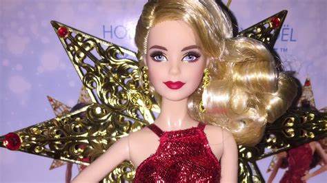 2017 Holiday Barbie Doll Review Youtube