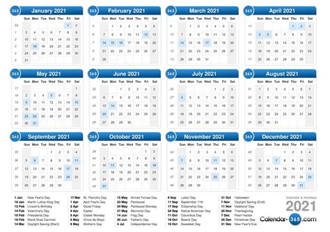 365 Day Calendar 2024 Printable 2024 Calendar Printable