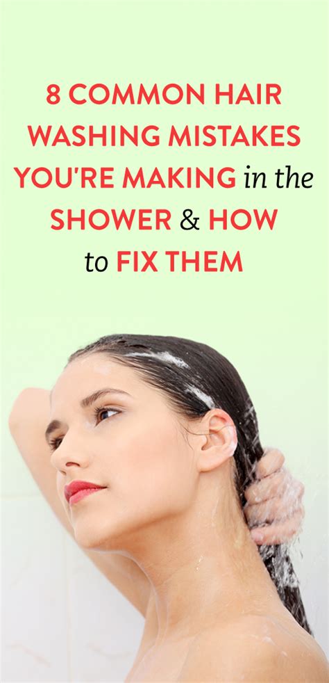 Common Hair Washing Mistakes You Make In The Shower Expert Recommendations That Help Hair