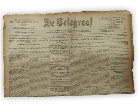 De Geschiedenis Van De Telegraaf Telegraaf Archief