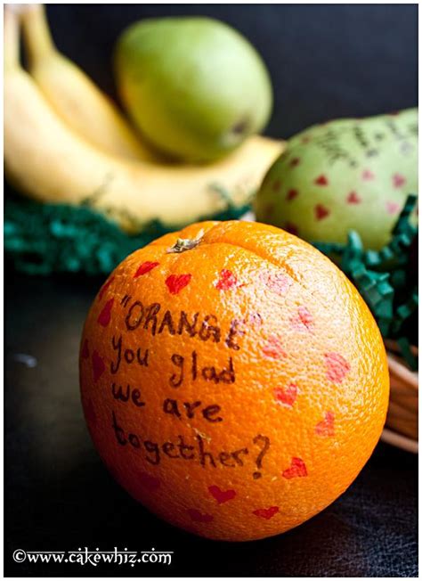 Valentines Day Fruits With Messages Musely