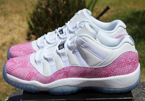Air Jordan Xi Low Gs Pink Snakeskin Available Early On Ebay
