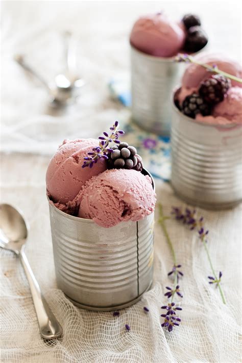 Blackberry Lavender Chevre Ice Cream The Kitchen Mccabe