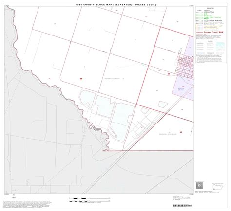 1990 Census County Block Map Recreated Nueces County Block 56 The