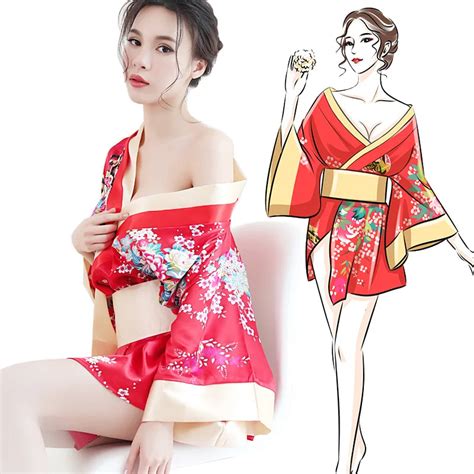 Cos Sex Taste Underwear Japanese Kimono Game Uniform Sexy Cherry