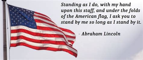 Abraham Lincoln On The American Flag Star Spangled Flags