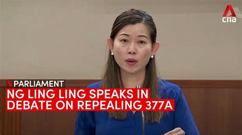 Ng Ling Ling Speaks In Debate On Repealing Section 377a Youtube