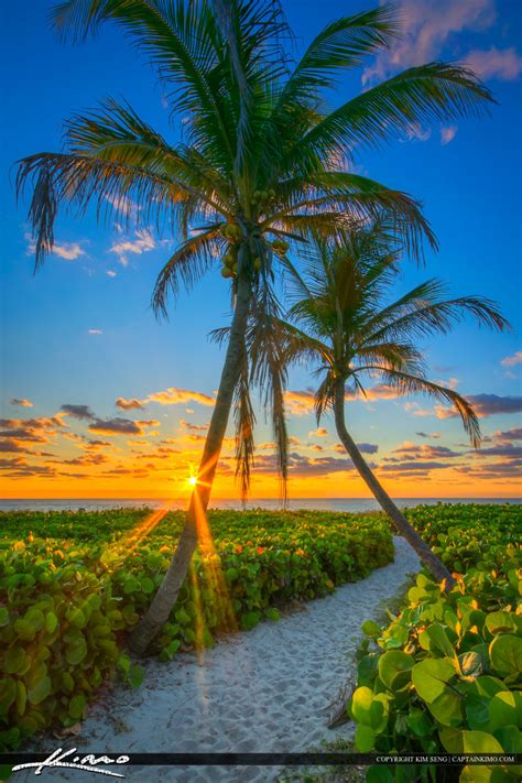 Delray Beach Florida Sunrise At Beach Hdr Photography By Captain Kimo
