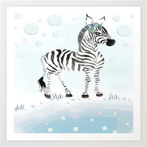 Zebra Baby Shower Clip Art