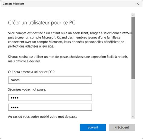Windows 11 créer un compte utilisateur local Le Crabe Info