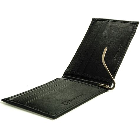 Mens Leather Bifold Wallet With Money Clip Paul Smith