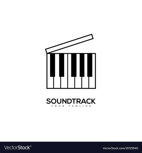 Soundtrack Logo Royalty Free Vector Image Vectorstock