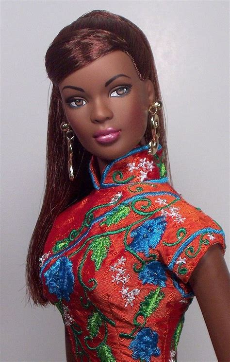 Oriental Black Barbie Beautiful Barbie Dolls Black Doll