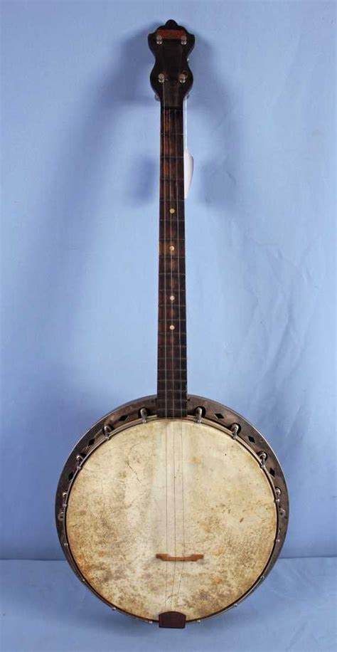 Vintage Sterling Four String Tenor Resonator Banjo