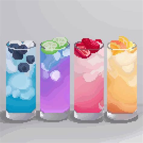 Pixel Drink Study Rpixelart