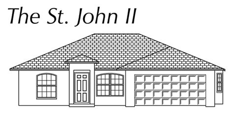 St John Ii Floor Plan © Atkinson Construction Inc Citrus Marion