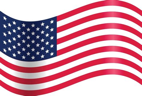 Waving American Flag 2816570 Vector Art At Vecteezy