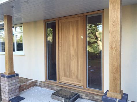 Solid Wood Residential Exterior Doors In Various Styles