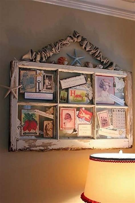 50 Amazing Ways To Repurpose Old Picture Frames Window Crafts Old