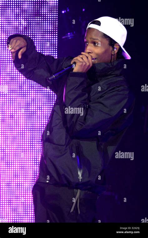 Asap Rocky Performs At The Air Canada Centre As Opening Support For Rihannas Diamonds World