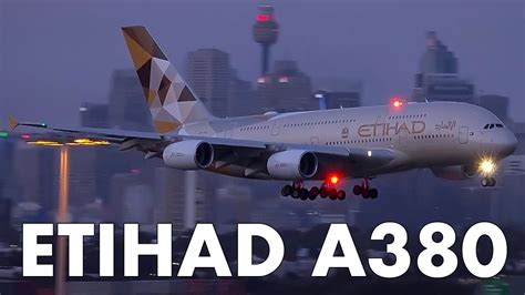 Etihad Stunning Livery On Airbus A380 Youtube