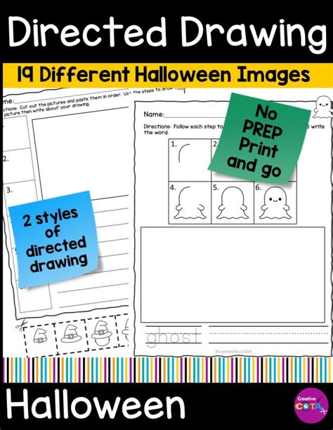 Halloween Directed Drawing And Writing Your Therapy Source