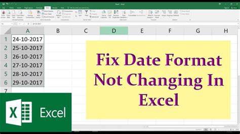 Quick Easy Methods To Solve The Date Format Not Changing In Excel