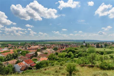 Panorama Of Titel City In Vojvodina Serbia Editorial Photography