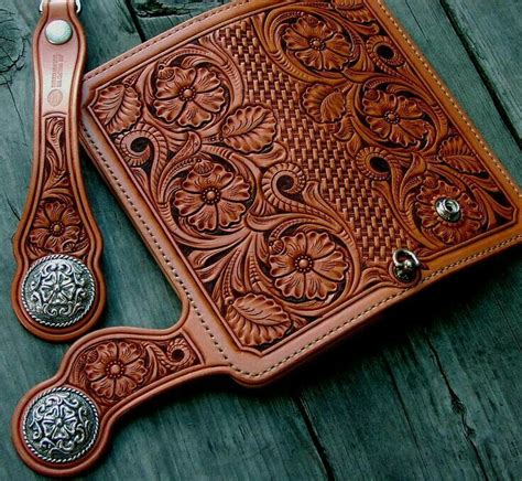 Great Wallet Design And Pattern Leather Working Patterns Leather