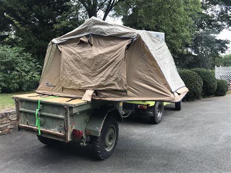 Sold M101 Military Trailer With Arb Roof Top Tent Central Virginia