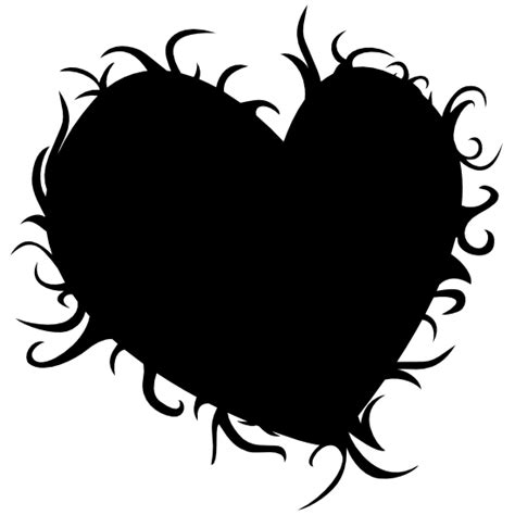 Hairy Heart Sticker